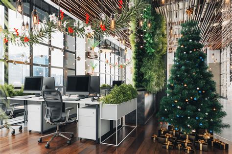 20 Ways to Make Spirits Bright With Christmas Office Decor.